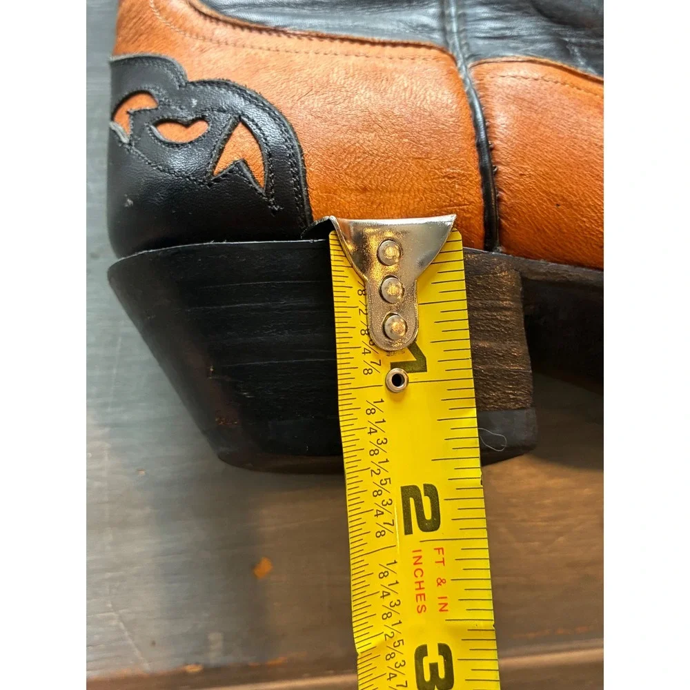 Stunning Handmade leather Cowboy Boots by The Stallion Boot & Belt Co.